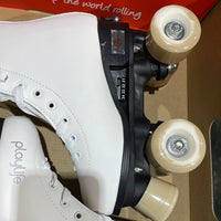 PlayLife Classic White Adjustable Roller Skates