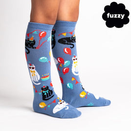 Sock it to Me "A Purr-fect Day" Youth Knee High Socks