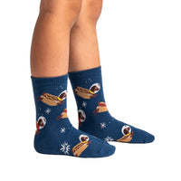 Sock it to Me "Weiner Dogs, In Space!" Youth Crew Socks 3-Pack