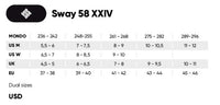 Sway 58 XXIV Aggressive Inline Skates