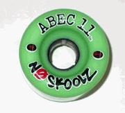 ABEC 11 Wheels Classic No Skoolz 60mm Green 4 Pack