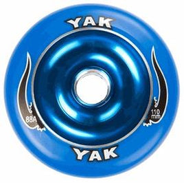 Yak Wheels Scat 110mm 88a Blue w Metal Core