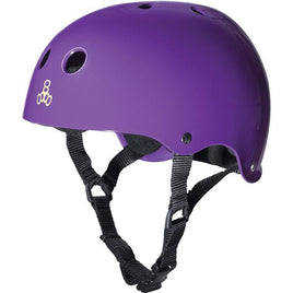 Triple 8 Skate Helmet SS Purple Rubber