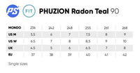 Powerslide Phuzion Radon Teal 90 Inline Skates