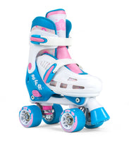 SFR Storm III Quad Roller Skates White Pink or Blue Black
