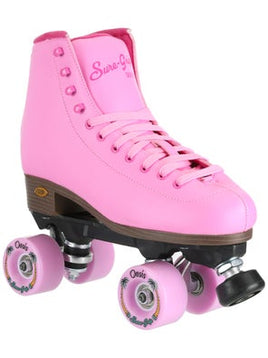Suregrip Fame Outdoor Roller Skates Pink Passion with Motion Wheels