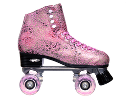 Epic Sparkle Pink Roller Skates