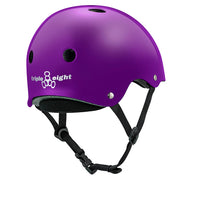 Triple 8 Deep Cover Helmet Purple Glossy