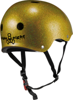 Triple 8 THE Certified Helmet SS Gold Glitter