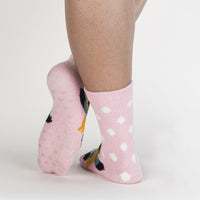 Sock it to Me Penguin Pair Womens Crew No-Slip Socks