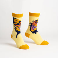 Sock it to Me "Wings of Wonder" Crew No-Slip Socks