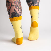 Sock it to Me "Wings of Wonder" Crew No-Slip Socks