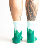 Sock it to Me "The Mountains Are Calling" No-Slip Crew Socks