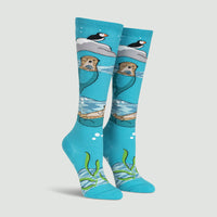 Sock it to Me Plays Well With Otters Knee High Socks