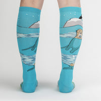 Sock it to Me Plays Well With Otters Knee High Socks