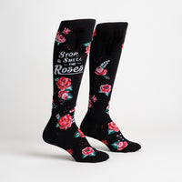 Sock it to Me "Stop & Smell the Roses" Knee High Socks