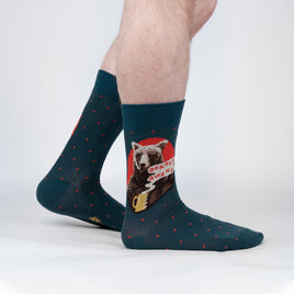 Sock it to Me "Bearly Awake" Mens Crew Socks