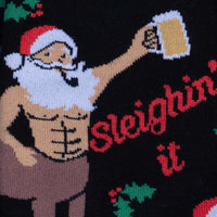 Sock it to Me "Sleighin' It" Mens Crew Socks