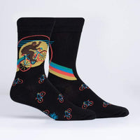 Sock it to Me Bike-Squatch Mens Crew Socks