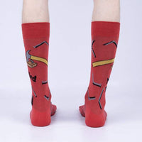 Sock it to Me Wood Vibes Only Mens Crew Socks