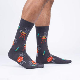 Sock it to Me The Steaks are High Mens Crew Socks