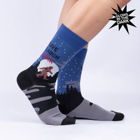 Sock it to Me "Live, Laugh, Lurk" Mens Crew Socks