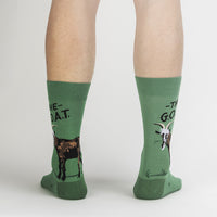 Sock it to Me The G.O.A.T. Mens Crew Socks