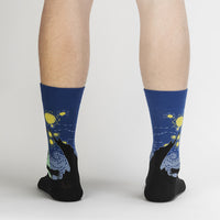 Sock it to Me The Starry Flight Mens Crew Socks