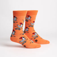 Sock it to Me "Rad Chicken" Mens Crew Socks