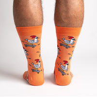 Sock it to Me "Rad Chicken" Mens Crew Socks