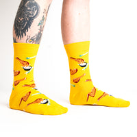 Sock it to Me "Spread Your Wings and Fry" Mens Crew Socks