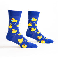 Sock it to Me "Rubber Duckie" Mens Crew Socks