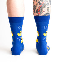 Sock it to Me "Rubber Duckie" Mens Crew Socks