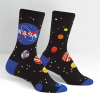 Sock it to Me "NASA Solar System" Mens Crew Socks