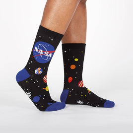 Sock it to Me "NASA Solar System" Mens Crew Socks