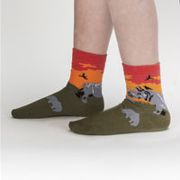 Sock it to Me Rhino-Corn Junior Crew Socks 3-Pack