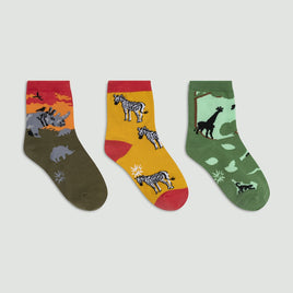 Sock it to Me Rhino-Corn Junior Crew Socks 3-Pack