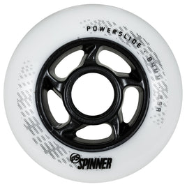 Powerslide Spinner Wheels 84mm 85a White - 4pack