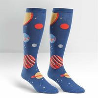 Sock it to Me "Planets" Stretch Knee High Socks