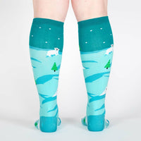 Sock it to Me "Polar Bear Stare" Knee High Socks