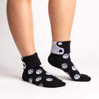 Sock it to Me "Zen" Turn Cuff Crew Socks