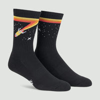 Sock it to Me "Space is the Place" Ribbed Crew Athletic Socks