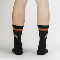 Sock it to Me "Space is the Place" Ribbed Crew Athletic Socks