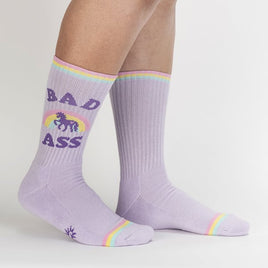 Sock it to Me "Bad Ass Magic" Ribbed Crew Athletic Socks