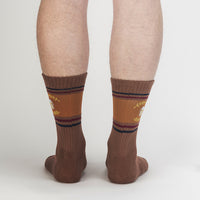 Sock it to Me Don't Worry, Be Hoppy Ribbed Crew Athletic Socks