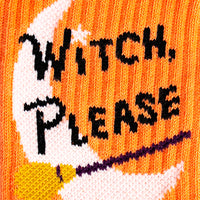 Sock it to Me "Witch, Please" Ribbed Crew Athletic Socks