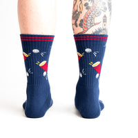 Sock it to Me "America's Cup" Ribbed Crew Athletic Socks