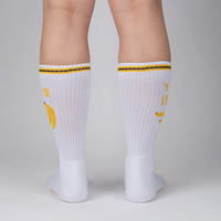 Sock it to Me "This Is Bananas" Ribbed Crew Athletic Socks