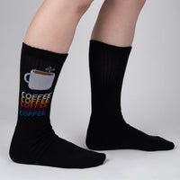 Sock it to Me "Hello Darkness My Old Friend" Ribbed Crew Athletic Socks