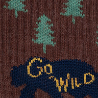 Sock it to Me "Go Wild" Ribbed Crew Athletic Socks